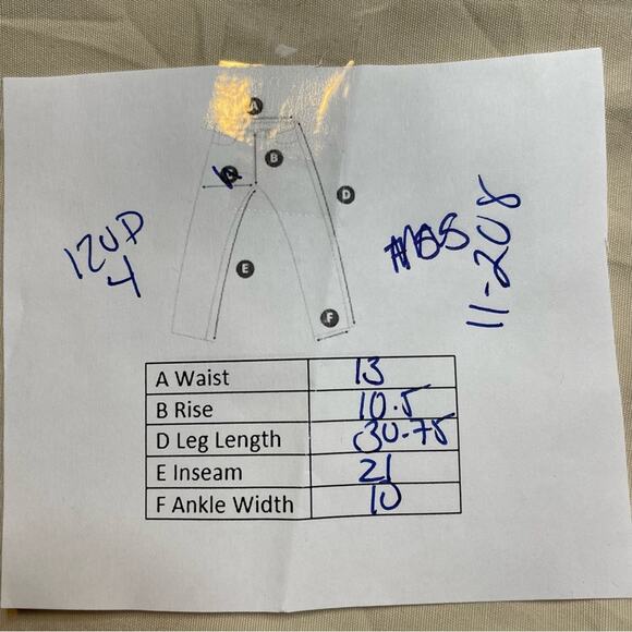 IZOD Y2K GORPCORE CARGO COTTON PANTS STRAIGHT UTILITY POCKET SMALL CREAM 4 - Picture 4 of 4